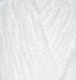 Пряжа для вязания Ализе Softy (100% микрополиэстер) 5х50г/115м цв.055 белый