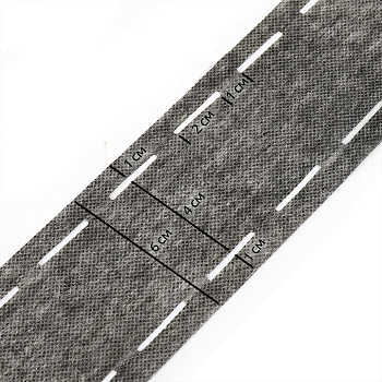 Лента Idealtex корсажная клеевая 60мм в инд.упаковке 10-40-10 цв.серый 40гр арт.6760G рул.100м