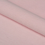 Ткань трикотаж Футер 2х нитка начес с лайкрой 190г опененд 100+100см розовое безе 13-2804 уп.1м