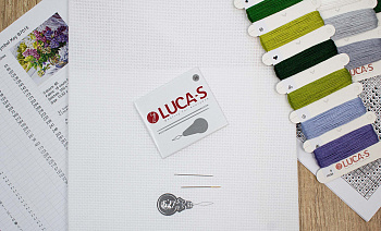 Набор для вышивания LUCA-S арт. B7015 Букет Сирени 40х32 см