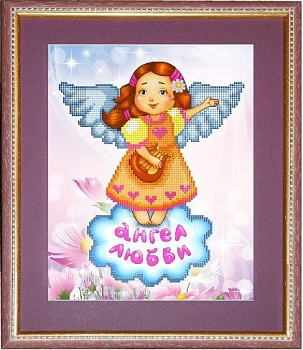 Рисунок на ткани СЛАВЯНОЧКА арт. КС-172 Ангел любви 20х25 см