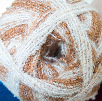 Пряжа для вязания ПЕХ Суперфантазийная (50% шерсть, 50% акрил) 1х360г/830м цв.431 бежевый меланж