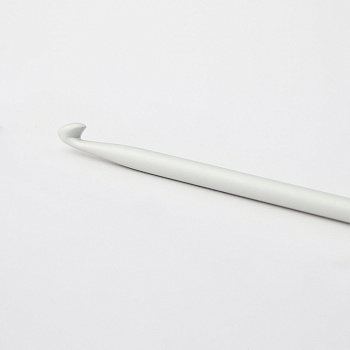 30826 Knit Pro Крючок для вязания афганский Basix Aluminum  5мм/30см, алюминий, серый