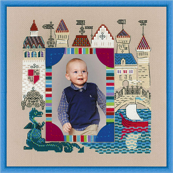 Набор для вышивания РИОЛИС арт.1617 Панно для фотографии Рыцарский замок 30х30 см