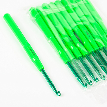 Крючок алюминиевые для вязания Maxwell Colors с пластиковой ручкой арт.TB.0332-6000/N  4.5мм