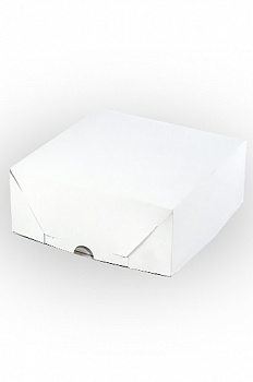 Коробка белая 134/00 квадрат (24х24х10см)