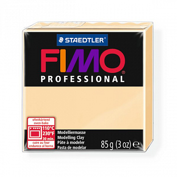FIMO professional полимерная глина, запекаемая в печке, уп. 85г цв.шампань, арт.8004-02