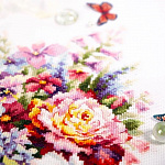 Набор для вышивания ЧУДЕСНАЯ ИГЛА арт.101-311 Цветочный бал 19х26 см