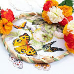 Набор для вышивания ЧУДЕСНАЯ ИГЛА арт.130-052 Бабочки на яблоне 21х27 см