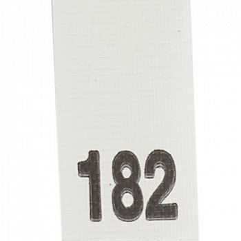 Размерники полиэстер 182 белый 10х20 мм в рул. 200 шт