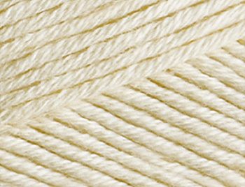 Пряжа для вязания Ализе Cotton gold plus (55% хлопок, 45% акрил) 5х100г/200м цв.001 кремовый