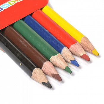 Набор трехгранных карандашей арт.НП.3741165 Цветик 6 цветов