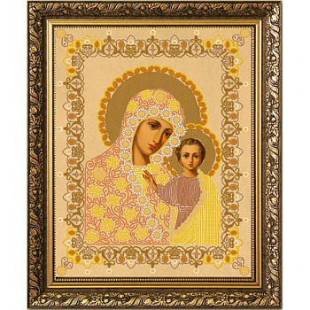 Рисунок на ткани (Бисер) КОНЁК арт. 7113 Богородица Казанская 29х39 см