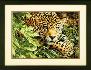 Набор для вышивания DIMENSIONS арт.DMS-70-35300 Леопард на отдыхе 40х28 см