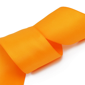 Лента Ideal репсовая в рубчик шир.50мм цв. 668 оранжевый уп.27,4м