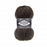 Пряжа для вязания Ализе Superlana maxi (25% шерсть, 75% акрил) 5х100г/100м цв.804 коричневый жаспе