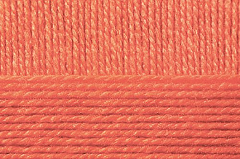 Пряжа для вязания ПЕХ Перспективная (50% мериносовая шерсть, 50% акрил) 5х100г/270м цв.396 настурция