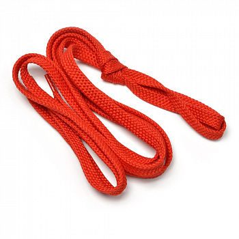 Шнурки плоские 9 мм 7с859 длина 100 см, компл.2шт, цв.красный