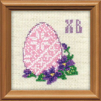 Набор для вышивания РИОЛИС арт.1382 Пасхальное яйцо 10х10 см