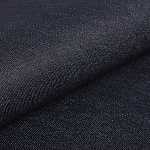 Ткань джинс однотонный 145г/м² шир.150см 70% хлопок,25% полиэстер 5% эластан арт.823 цв.2 черный рул.20-60 м