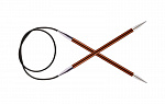 47072 Knit Pro Спицы круговые для вязания Zing 5,5мм/40см, алюминий