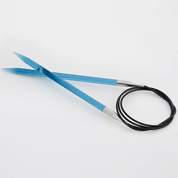 51116 Knit Pro Спицы круговые для вязания Trendz 5,5мм/100см, акрил, бирюзовый