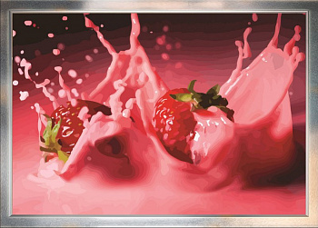 Набор Колор Кит мозаичная картина арт.КК.MO045 Розовый ирис 40х50