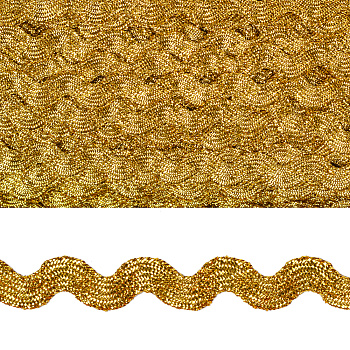 Тесьма декоративная Вьюнчик TBY арт.64314 шир.5мм цв.M604 золото уп.32,92м