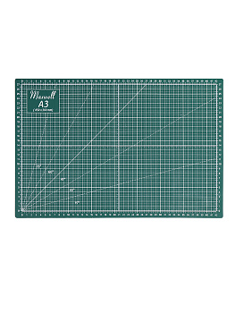Maxwell коврик раскройный для пэчворка 3мм (A3) 30*45см двухсторонний трёхслойный