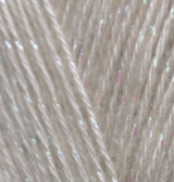 Пряжа для вязания Ализе Angora Gold Simli (5% металлик, 20% шерсть, 75% акрил) 5х100г/500м цв.541 норка