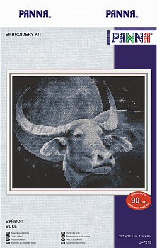 Набор для вышивания PANNA арт. J-7219 Буйвол 29,5х23,5 см