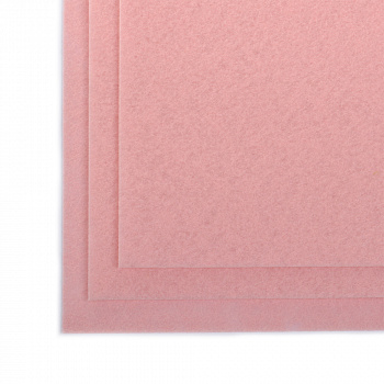 Фетр листовой полужесткий IDEAL 1мм 20х30см арт.FLT-HS1 уп.10 листов цв.086 бл.розовый