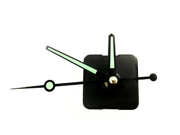 Часовой механизм арт.КЛ.26063 BUF-1087Y стрелки с флуоресцентным покрытием
