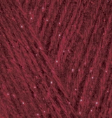 Пряжа для вязания Ализе Angora Gold Simli (5% металлик, 20% шерсть, 75% акрил) 5х100г/500м цв.057 бордовый