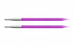 51260 Knit Pro Спицы съемные для вязания Trendz 8мм для длины тросика 28-126см, акрил, пурпурный, 2шт