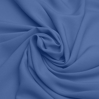 Ткань Штапель  TBY Vi-30-44 плот 110г/м2 100% вискоза шир. 145 см цв.44 голубой рул.25м