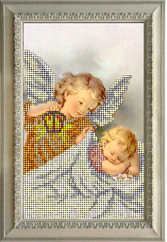 Набор для вышивания бисером КРАСА И ТВОРЧЕСТВО арт.70116 Ангел сна 3 12х19,5 см