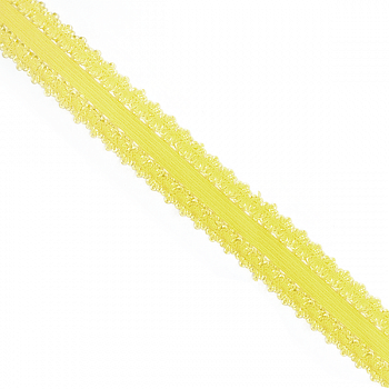 Резинка TBY бельевая Ажурная 20мм арт.RB04 пастельно-желтый F108 уп.10м