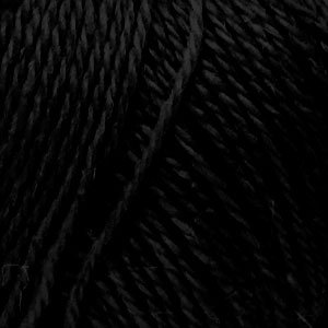 Пряжа для вязания ПЕХ Шерсть Секрет успеха (100% шерсть) 10х100г/250м цв.002 черный