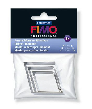 FIMO Professional набор каттеров 3 формы, ромб арт.8724 04
