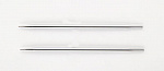 10420 Knit Pro Спицы съемные для вязания Nova Metal 3,25мм для длины тросика 20см, никелированная латунь, серебристый, 2шт
