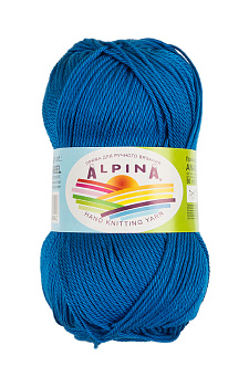 Пряжа ALPINA ANABEL (100% мерсеризованный хлопок) 10х50г/120м цв.995 яр.синий