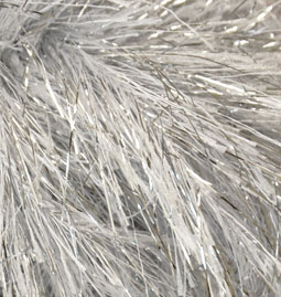 Пряжа для вязания Ализе Decofur Sim (20% металлик, 80% полиэстер) 5х100г/100м цв.55-02 белый с серебром