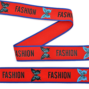 Тесьма-стропа декоративная TBY Fashion арт.TPP0125 шир.25мм цв. красный уп.9м