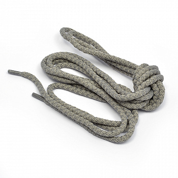 Шнурки круглые 4,1 мм 09с2045 длина 120 см, компл.2шт, цв.серый