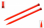 51201 Knit Pro Спицы прямые для вязания Trendz 12мм/30см, акрил, красный, 2шт
