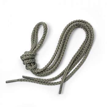 Шнурки круглые 3,5 мм 1с35 длина 60 см, компл.2шт, цв.серый