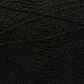 Пряжа для вязания ПЕХ Детская объёмная (100% микрофибра) 5х100г/400м цв.002 черный