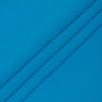 Ткань флис 2-х ст. TBY-0059-274 190 г/м² 100% ПЭ шир.150см  цв.F274 ярк.голубой уп.10м