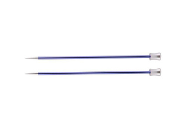 47268 Knit Pro Спицы прямые для вязания Zing 3,75мм/30см, алюминий, 2шт